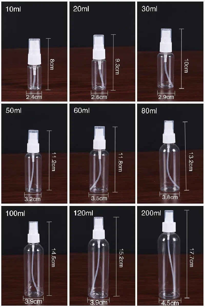 Plastic Refillable Bottles Mist Perfume