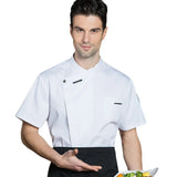 Chef Jacket Men Restaurant Kitchen Cook Shirts Hotel