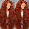 Curly Ginger Orange X Hd Lace Front