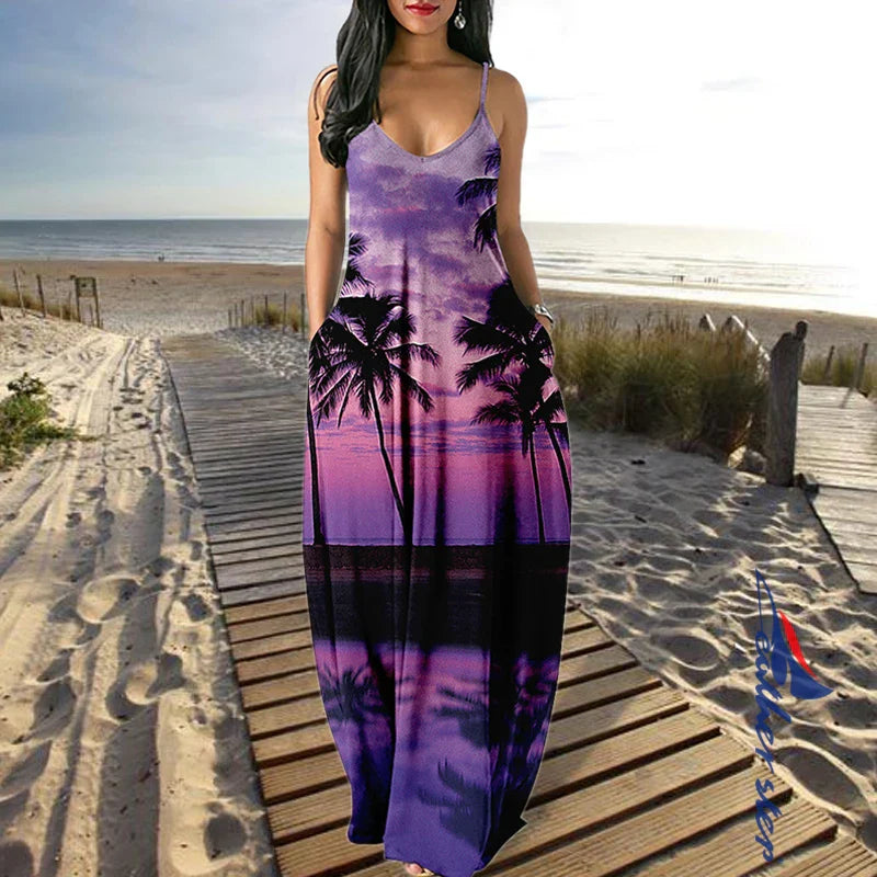 Elegant Dresses For Women Sexy Beach Long Dress