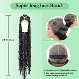 Kaylss Full Double Lace Knotless Locs Braided