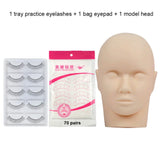 Training False Eyelash Practice Lash Silicone Mannequin Model