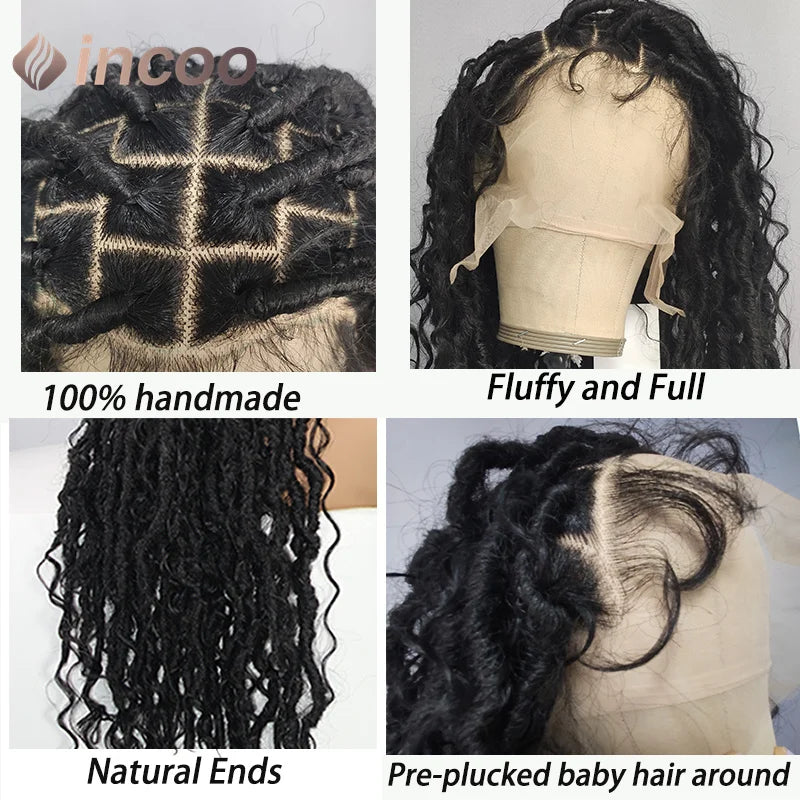 Butterfly Loc Dark Ginger Full Lace Front Braided