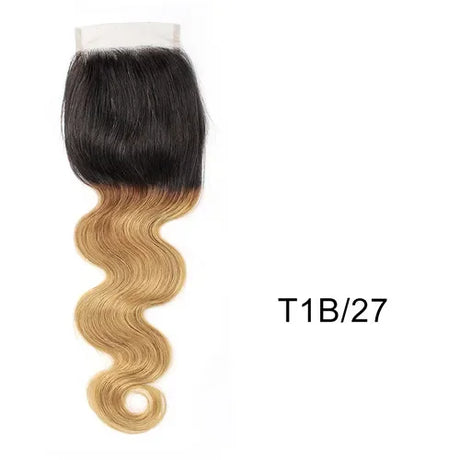 Lace Closure Body Wave Natural Color Dark