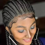 Long Synthetic Braids Full Lace Wig Heat Resistant