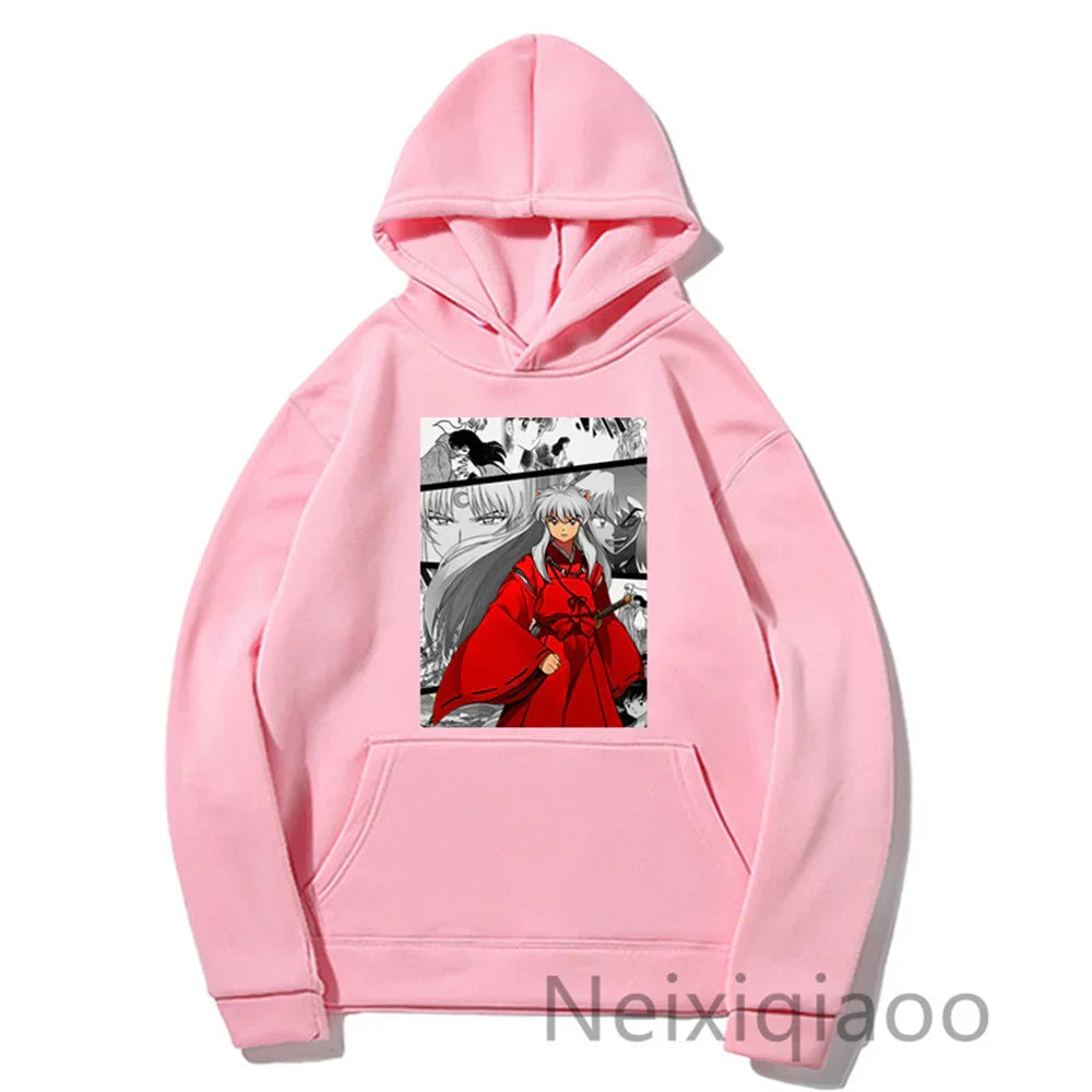 Hot Anime Inuyasha Hoodie Women Men Anime Sweatshirts