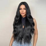 Black Wave Wigs For Women Long Natural Curly