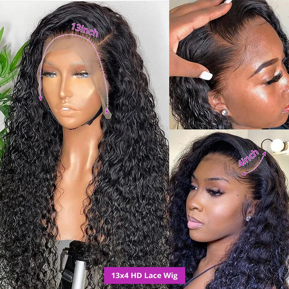 Curly Human Hair Wigs For Black Women Human