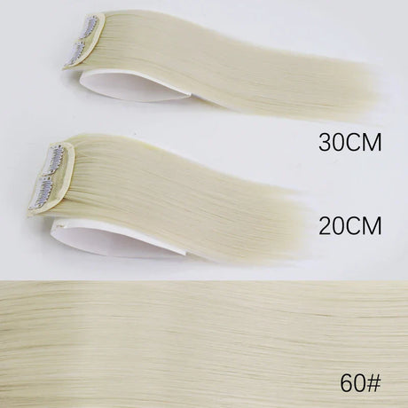 Azqueen Synthetic Cm/Cm Invisible Straight Pads Clip In