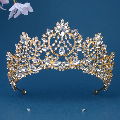 Rhinestone Tiaras And Crowns Crystal Bridal Wedding Hair