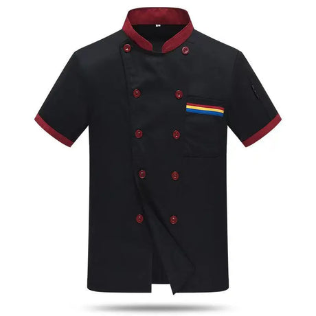Professional Short Sleeve Chef Jacket For Food Service