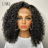 Wigs Human Hair Jerry Curly Lace Front Wig