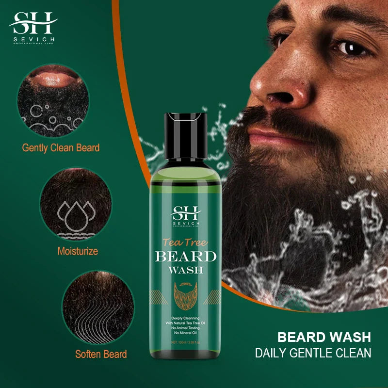 Men Organic Natural Beard Care Set Mild Not