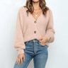 Hirsionsan Elegant Long Sleeve Mohair Sweater Women New