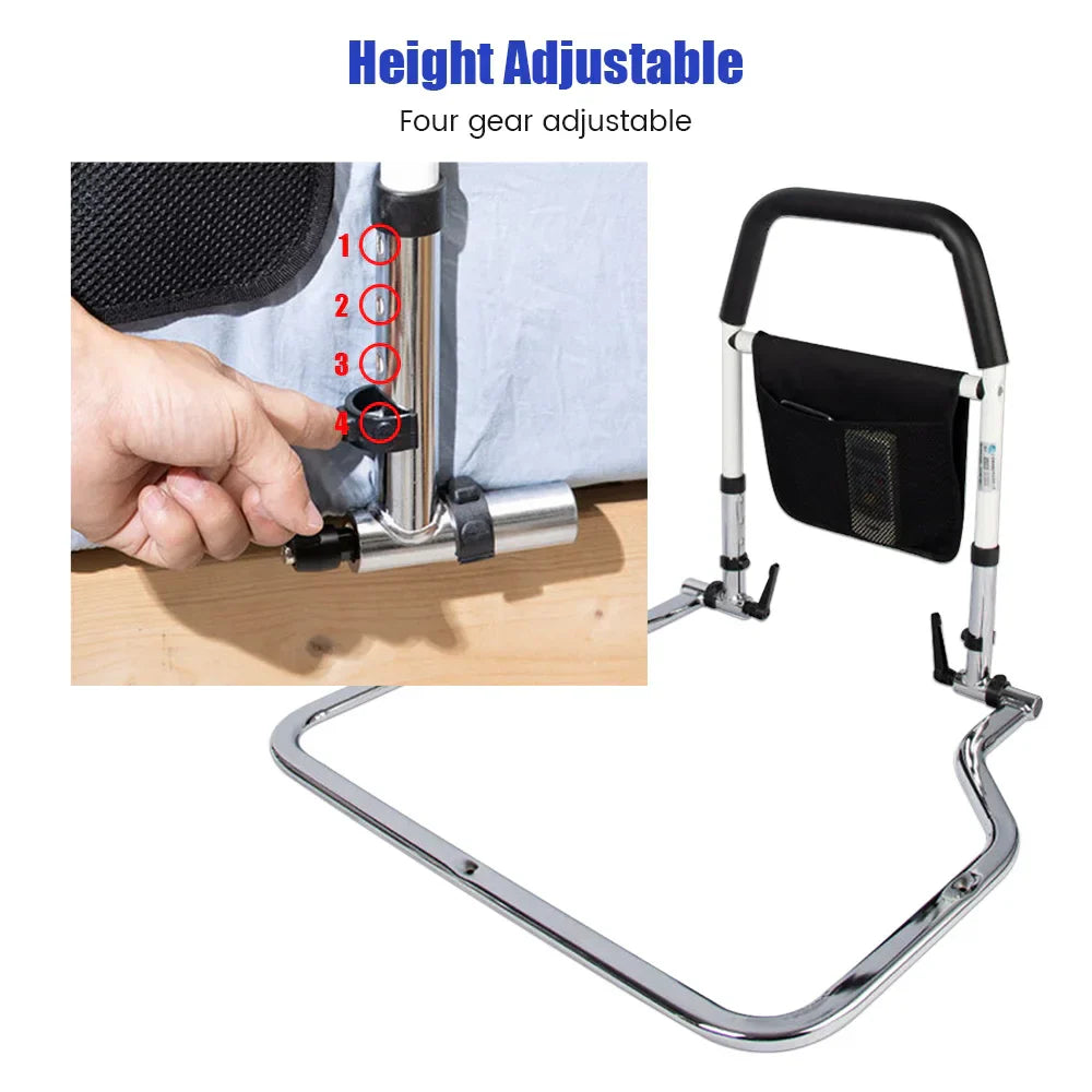 Adjustable Mobility Aids Elderly Beds Railing Support Bar