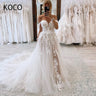 Elegant A-line Off-Shoulder Wedding Dress