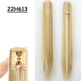 Synthetic Claw Clip On Ponytail Hair Extensions Long