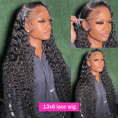 Deep Wave Frontal Wig 13X4 13X6 Hd Lace