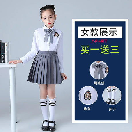 Children' Choir Performance Uniform, Primary And Secondary Skirt