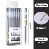 Deli Colored Gel Pen Ballpoint Pen Waterproof