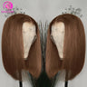 Chestnut Brown T Part Lace Bob Wig