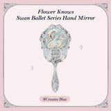 Flower Knows Swan Ballet Series Hand Holding Mirror