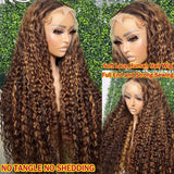 Curly Highlight Ombre Guluess Hd Lace Front