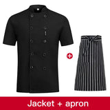 Colors High Quality Double Breasted Chef Uniform Restaurant