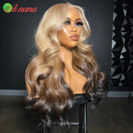 Hd X Lace Frontal Wig Body Wave Ombre