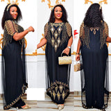 Fake Two-Piece African Dresses For Women Traditional Nigeria