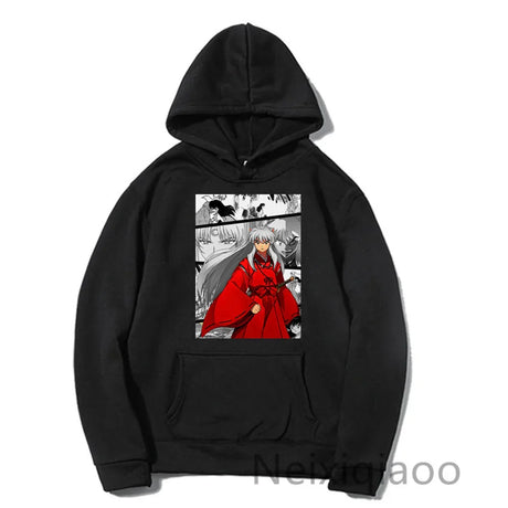 Hot Anime Inuyasha Hoodie Women Men Anime Sweatshirts