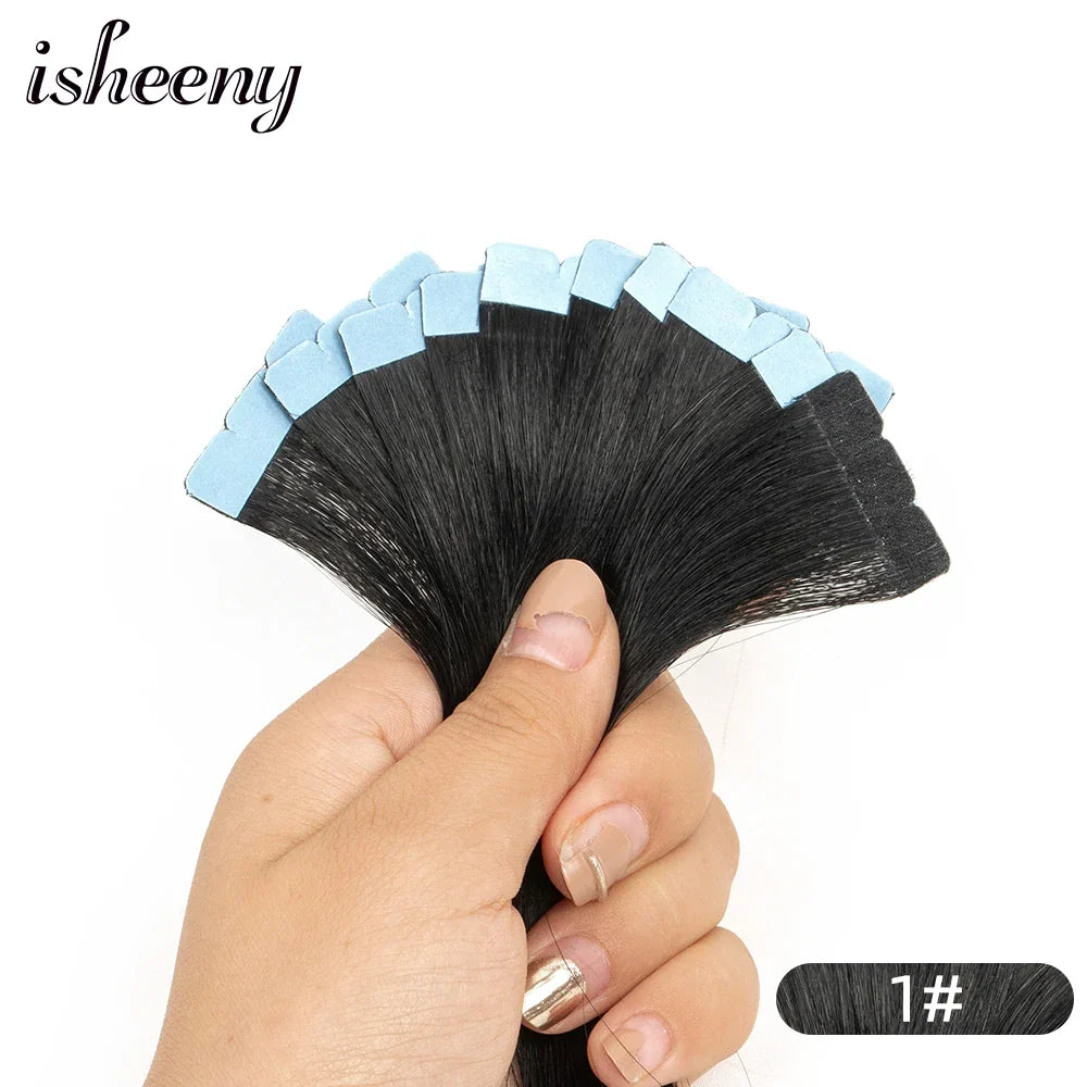 Isheeny Mini Tape Hair Extensions Machine Remy