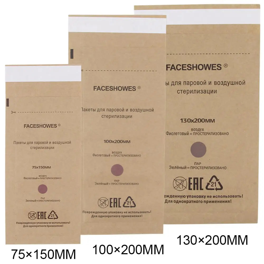 Kraft Paper Cleaning Bag High Temperature Disinfection