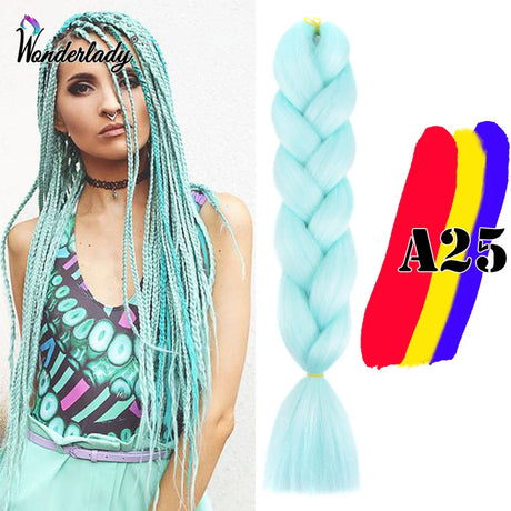 Wonderlady Color Long Colored Braiding Hair Jumbo Braids