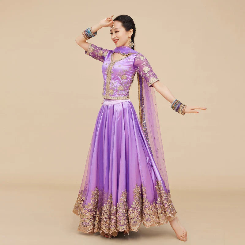 Yiman Exotic Indian Dance Gown Women' Dance Gown