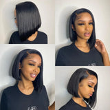 Short Bob Wig Lace Front Human Hair Wig