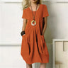 Oversized Cotton Linen Long Dress For Women Summer