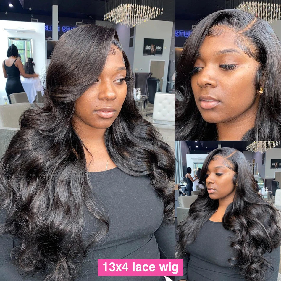 Body Wave Lace Front Wig 5X5 6X4 Gluless