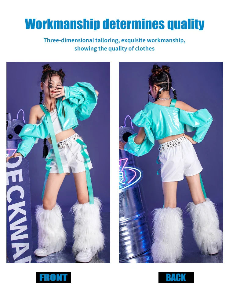 K-Pop Clothes Children' Fashion Jazz Dance Clothing Girl