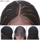 My-Lady Synthetic Braided Wigs Senegalese Twist Lace Front