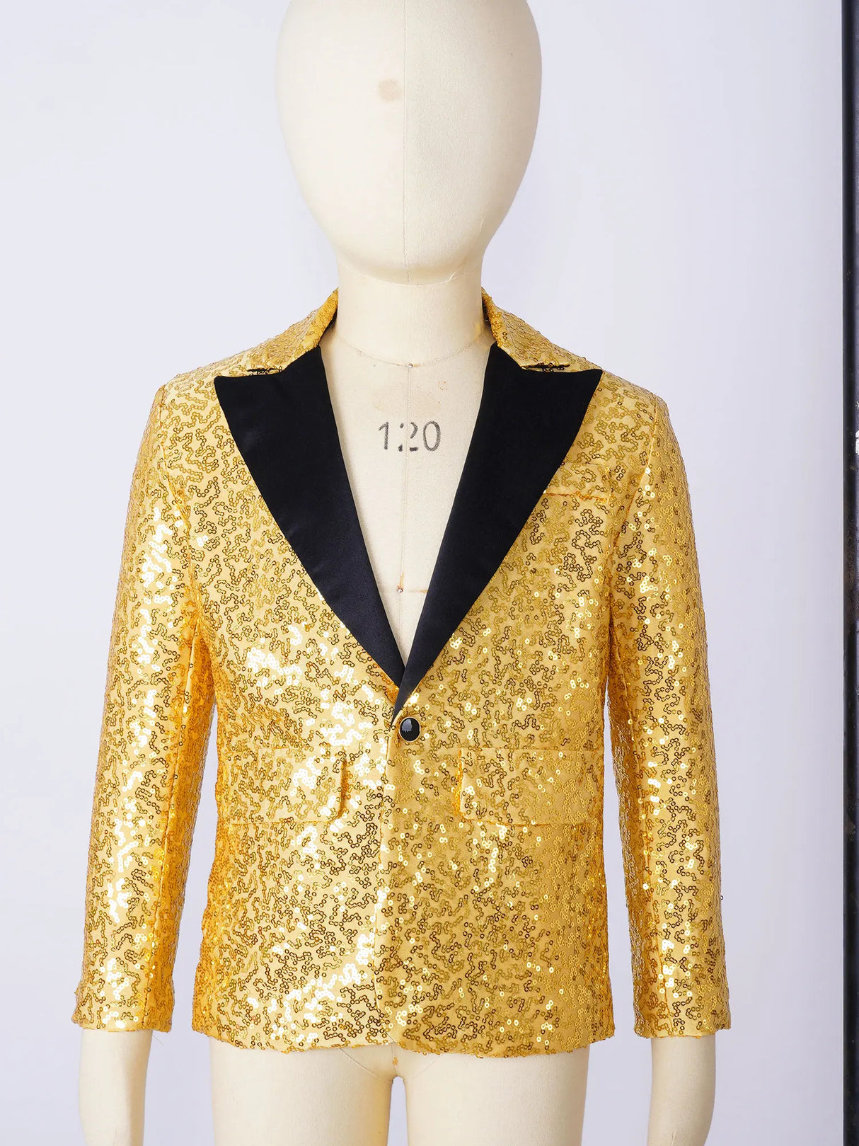 Shiny Sequins Blazer Kid Boy Stylish Jacket Coat