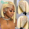 Blonde Bob Wig Lace Front Human