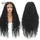 Synthetic Full Lace Front Wigs Locs Braided