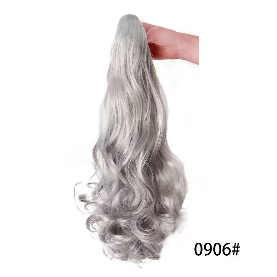 Ponytail Extension Wavy Curly Ponytail Hair Extension Synthetic