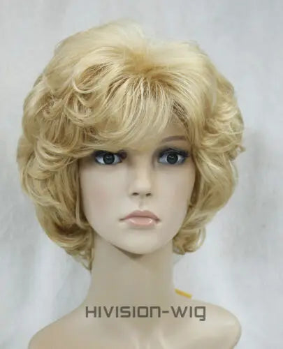 Women Fashion Short Wigs Blonde Brown Black Wig