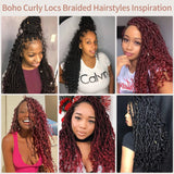 Kalyss Square Knotless Locs Briaded Wigs Full