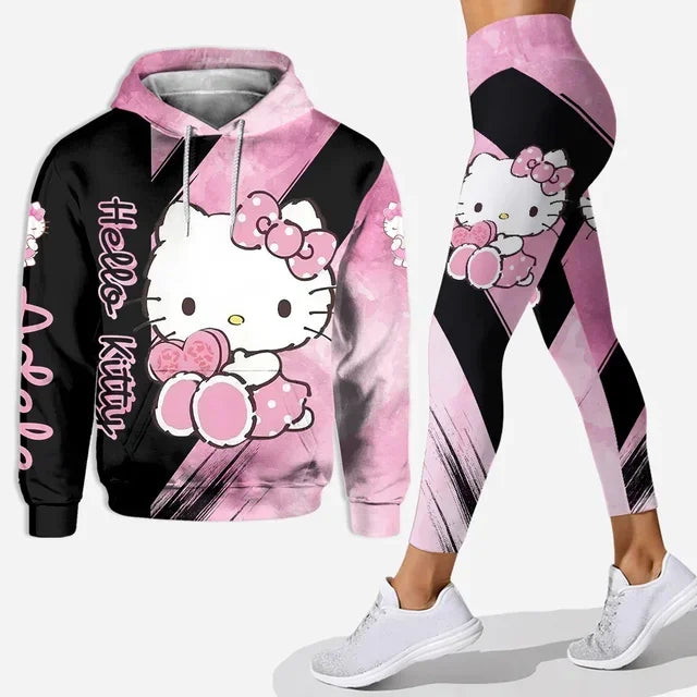 Disney Hello Kitty D Kitty Cat Hoodie Women'S