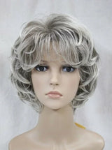 Fashion Short Women‘s Wigs Blonde Brown Black Wig Bob Curly Wigs Real Natural Hair