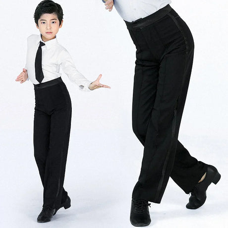 Latin Dance Pants Men Latin Modern Ballroom Performance