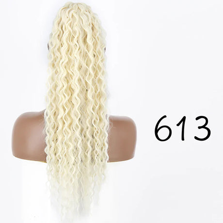 Synthetic Curly Ponytail Extensions Clip In Drawstring Ponytail